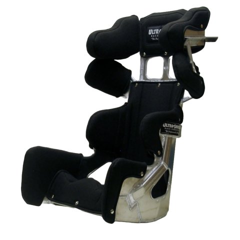 Seat - Micro 600 - 13-1/2 in Wide - 10 Degree Layback - Black Cover Included - Aluminum - Natural - Kit