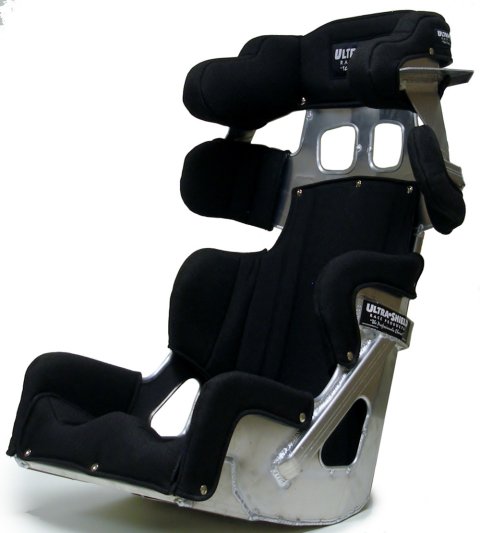 Seat - FC2 Late Model - 14 in Wide - 20 Degree Layback - Black Cover Included - Aluminum - Natural - Kit