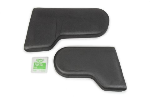 Seat Halo Pad - Foam - Black - Head Rest - Ultra Shield Halo Seats - Pair