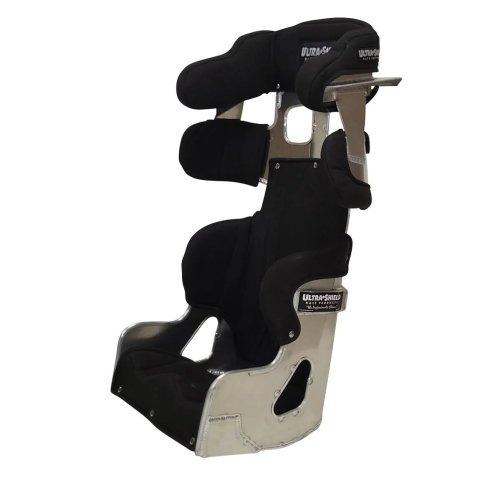 Seat - TC1 Sprint - 14-1/2 in Wide - Standard Height - 10 Degree Layback - Black Cover Included - Aluminum - Natural - Kit