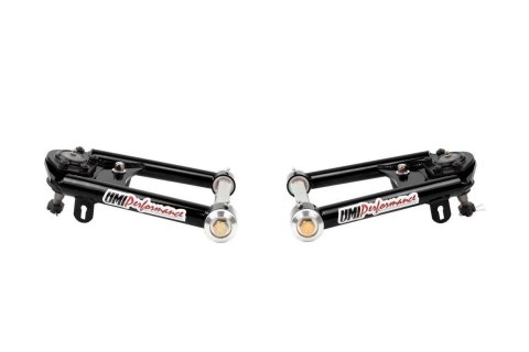 Control Arm - Street Performance - Tubular - Front - Upper - Bolt-In Ball Joint - Steel - Black Powder Coat - GM Fullsize Truck 1963-70 - Pair