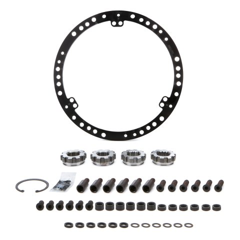 Clutch Kit Components - Flywheel Mount / Hub Splines / Spacers / Hardware - Steel - UniClutch 8 in Clutches - Kit