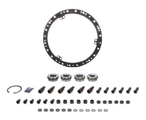 Clutch Kit Components - Flywheel Mount / Hub Splines / Spacers / Hardware - Steel - UniClutch 8 in Clutches - Kit