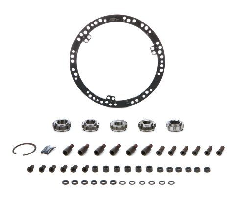 Clutch Kit Components - Flywheel Mount / Hub Splines / Spacers / Hardware - Steel - UniClutch 8 in Clutches - Kit