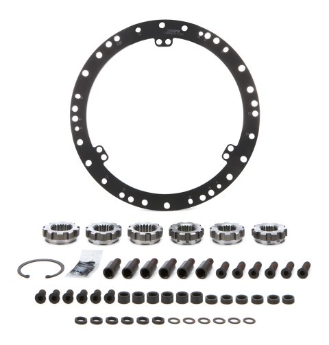 Clutch Kit Components - Flywheel Mount / Hub Splines / Spacers / Hardware - Steel - UniClutch 8 in Clutches - Kit