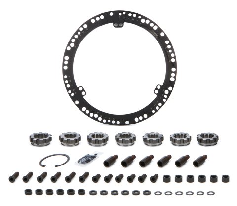 Clutch Kit Components - Flywheel Mount / Hub Splines / Spacers / Hardware - Steel - UniClutch 8 in Clutches - Kit