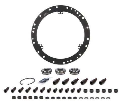 Clutch Kit Components - Flywheel Mount / Hub Splines / Spacers / Hardware - Steel - UniClutch 8 in Clutches - Kit
