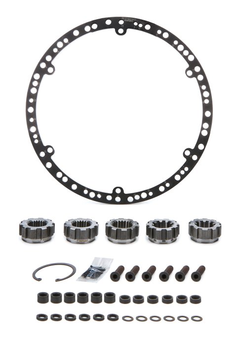 Clutch Kit Components - Flywheel Mount / Hub Splines / Spacers / Hardware - Steel - UniClutch 10 in Clutches - Kit