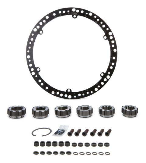 Clutch Kit Components - Flywheel Mount / Hub Splines / Spacers / Hardware - Steel - UniClutch 10 in Clutches - Kit