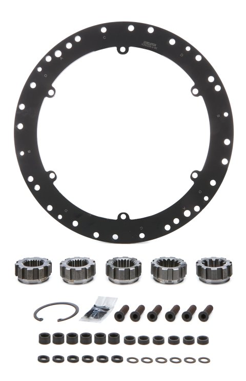Clutch Kit Components - Flywheel Mount / Hub Splines / Spacers / Hardware - Steel - UniClutch 10 in Clutches - Kit