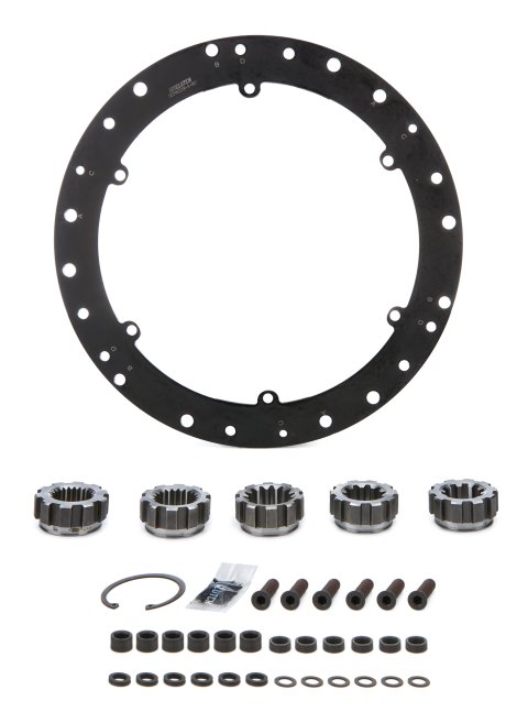 Clutch Kit Components - Flywheel Mount / Hub Splines / Spacers / Hardware - Steel - UniClutch 10 in Clutches - Kit