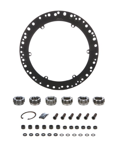 Clutch Kit Components - Flywheel Mount / Hub Splines / Spacers / Hardware - Steel - UniClutch 10 in Clutches - Kit