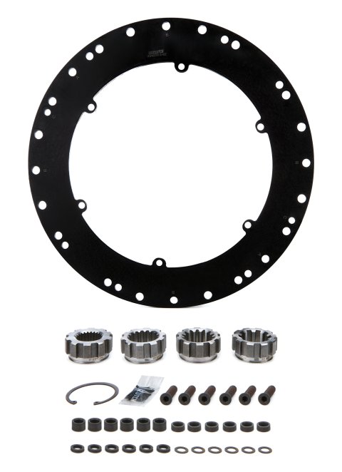 Clutch Kit Components - Flywheel Mount / Hub Splines / Spacers / Hardware - Steel - UniClutch 10 in Clutches - Kit