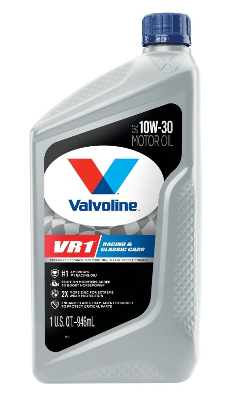 Motor Oil - VR1 Racing - High Zinc - 10W30 - Conventional - 1 qt Bottle - Each