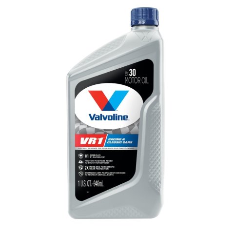Motor Oil - VR1 Racing - High Zinc - 30W - Conventional - 1 qt Bottle - Each