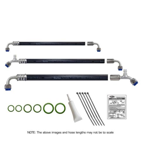 Air Conditioning Hose Kit - Gen IV SureFit - Beadlock Fittings - Hoses / Fittings - GM X-Body 1964-68 - Kit