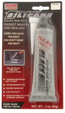 Sealant - All-In-One Black - Silicone - 3 oz Tube - Each