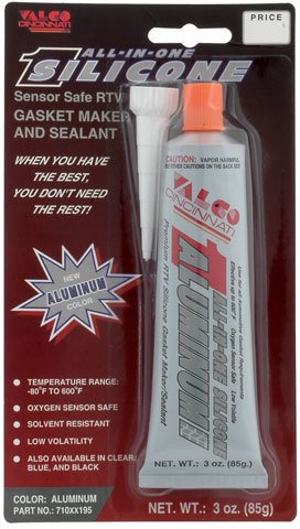 Sealant - All-In-One Aluminum - Silicone - 3 oz Tube - Each