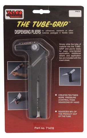 Sealer Dispenser - Tube Grip - 2 in Wide - Steel - Black Paint - Each