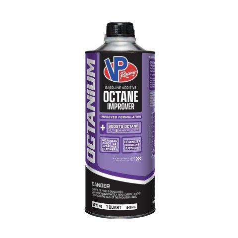 Fuel Additive - Octanium - System Cleaner - Octane Booster - Lead Substitute - 32 oz Bottle - Gas - Each