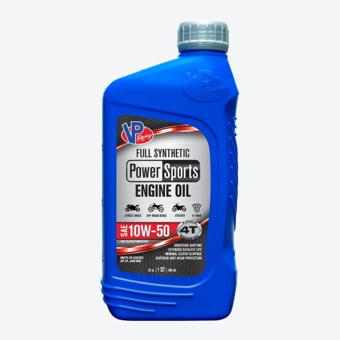 Motor Oil - PowerSports - High Zinc - 4T - 10W50 - Synthetic - 1 qt Bottle - Each