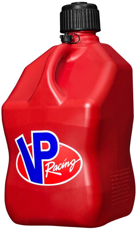 Utility Jug - 5.5 gal - 10.5 x 10.5 x 21.25 in Tall - O-Ring Seal Cap - Screw-On Vent - Square - Plastic - Red - Each