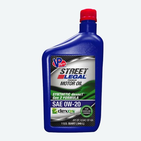 Motor Oil - Street Legal - 0W20 - Semi-Synthetic - 1 qt Bottle - Each