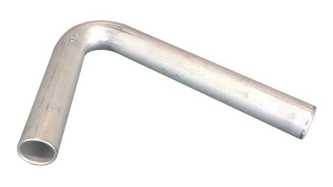 Aluminum Tubing Bend - 45 Degree - 1.25 in Diameter - 1.25 in Radius - 0.065 in Thickness - Aluminum - Natural - Each