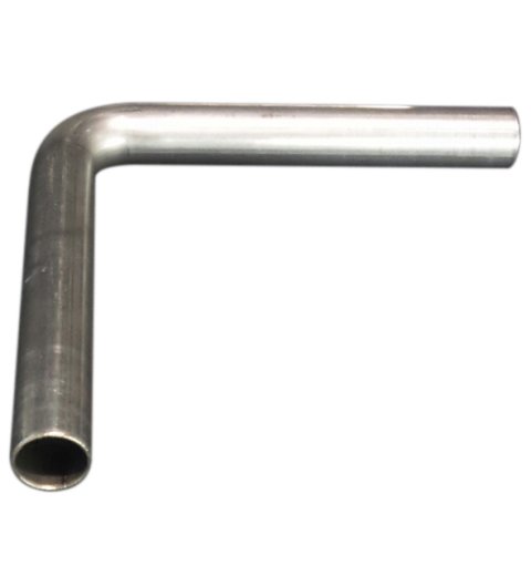 Exhaust Bend - 90 Degree - 1.25 in Diameter - 1.25 in Radius - 16 Gauge - Steel - Natural - Each