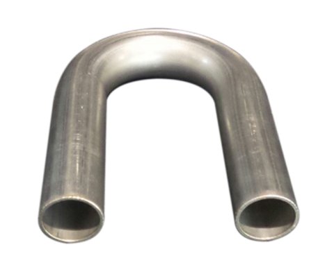 Exhaust Bend - 180 Degree - 1.75 in Diameter - 2.5 in Radius - 16 Gauge - Stainless - Natural - Each