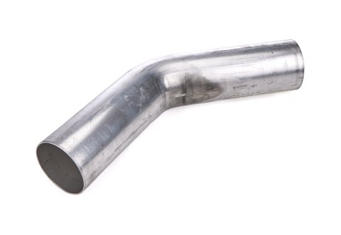 Aluminum Tubing Bend - 45 Degree - 3 in Diameter - 3 in Radius - 0.065 in Thickness - Aluminum - Natural - Each