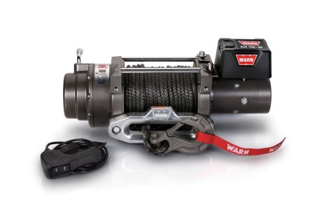 Winch - M12-S - 12000 lb Capacity - Hawse Fairlead - 12 ft Remote - 3/8 in x 100 ft Synthetic Rope - 12V - Kit