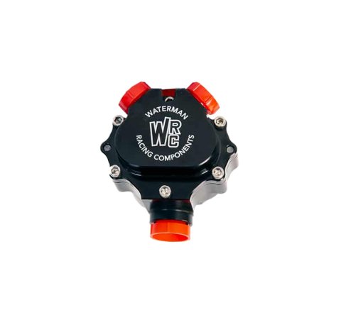 Fuel Pump - 500 Ultra Light - Hex Driven - 0.500 Gear Set - In-Line - 8 AN Female Inlet - 8 AN Female Outlets - Aluminum - Black Anodized - Gas / Methanol / E85 - Each