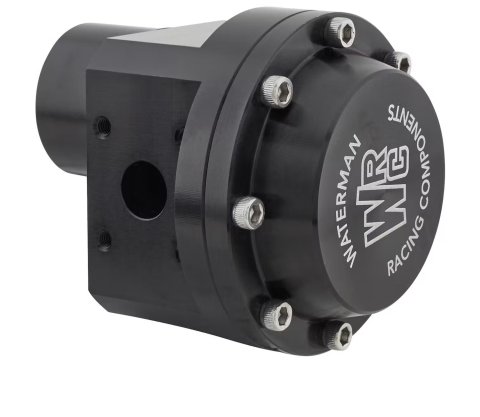 Fuel Pump - 500 Sprint - Hex Driven - 0.500 Gear Set - In-Line - Reverse Rotation - 8 AN Female Inlet - 8 AN Female Outlet - 6 AN Female Accessory Outlets - Aluminum - Black Anodized - Gas / Methanol / E85 - Each