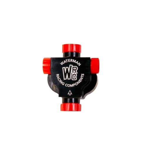 Fuel Pump - 200 Mini Sprint - Hex Driven - 0.200 Gear Set - In-Line - Reverse Rotation - 8 AN Female Inlet - 8 AN Female Outlet - Aluminum - Black Anodized - Gas / Methanol / E85 - Each