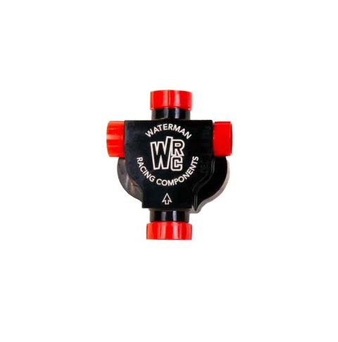 Fuel Pump - 350 Ultra Light - Hex Driven - 0.350 Gear Set - In-Line - Reverse Rotation - 8 AN Female Inlet - 8 AN Female Outlet - Aluminum - Black Anodized - Gas / Methanol / E85 - Each