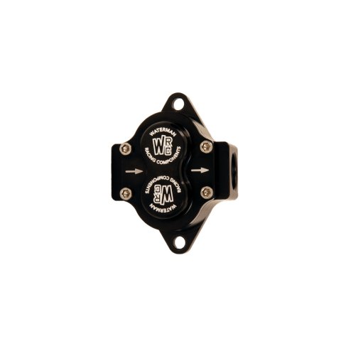 Fuel Pump - Combo - Hex Driven - 0.400 Gear Set - In-Line - 8 AN Female Inlet - 8 AN Female Outlet - Aluminum - Black Anodized - Alcohol / Gas - Each