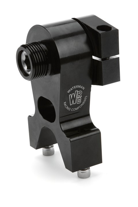Cable Drive Adapter - Chassis Mount - Bolt-On - Fuel Pump Mount - Hardware Included - Aluminum - Black Anodized - Each