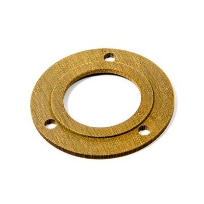 Fuel Pump Spacer - Heat Resistant - 3-Bolt - 1/4 in Thick - Waterman Fuel Pump - Phenolic - Each