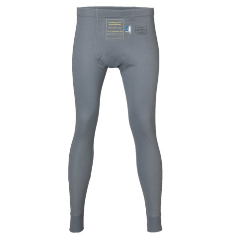 Underwear Bottom - SFI 3.3 - FIA Approved - Fire Retardant Blend - Gray - XX-Large - Each