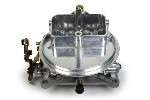 Carburetor - Circle Track - 2-Barrel - 500 CFM - Holley Flange - No Choke - Aluminum - Tumble Polished - Each
