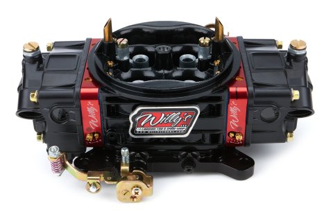 Carburetor - HP - 4-Barrel - 850 CFM - Square Bore - No Choke - Mechanical Secondary - Dual Inlet - Aluminum - Black Anodized / Black Powder Coat / Re
