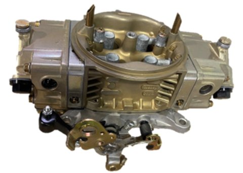 Carburetor - GM602 - 4-Barrel - 750 CFM - Square Bore - No Choke - Mechanical Secondary - Dual Inlet - Aluminum - Gold Chromate - 602 Crate Engine - E
