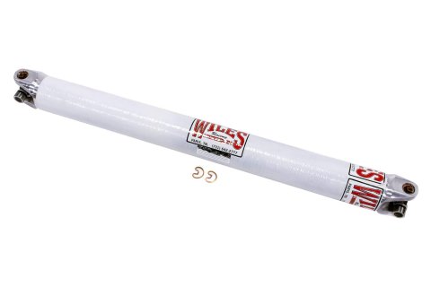 Drive Shaft - 35.5 in Long - 3.25 in OD - 1310 U-Joints - Carbon Fiber - White Paint - Universal - Each