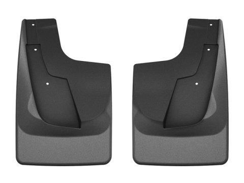 Mud Flap - Rear - Plastic - Black / Textured - Dodge Ram Fullsize Truck 2019-25 - Pair