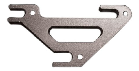 Rack and Pinion Spacer - 1/8 in Thick - Aluminum - Black Anodized - Each