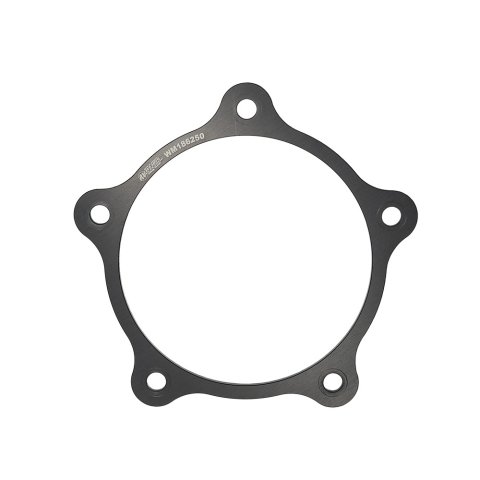 Wheel Spacer - Wide 5 - 0.25 in Thick - Aluminum - Black Anodized - Each