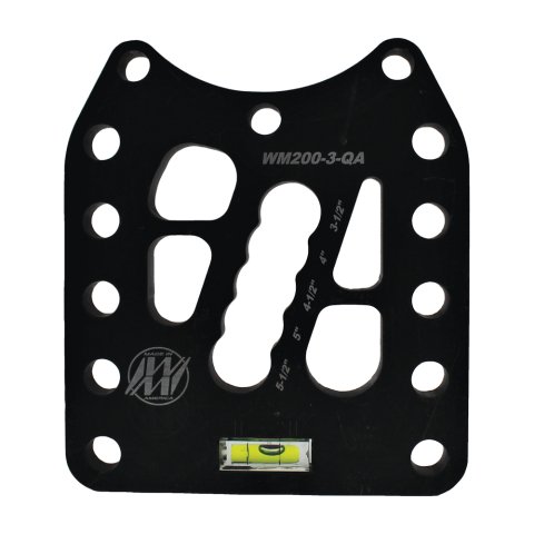 Shock Mount - Drop Mount - Bolt-On - 4 to 7 in Drop - Steel - Black Powder Coat - Each