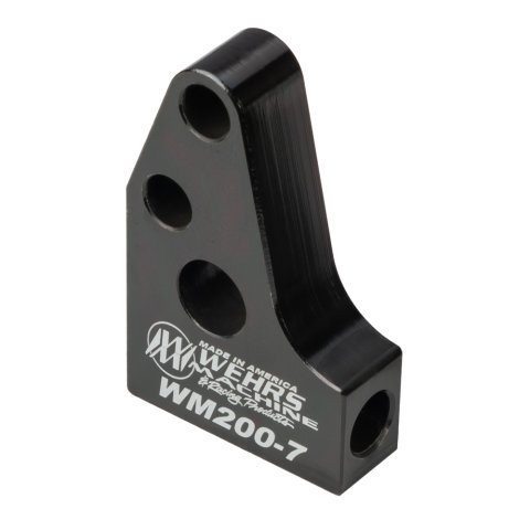 Shock Mount - Drop Mount - Bolt-On - 4 to 6 in Drop - Steel - Black Powder Coat - Each