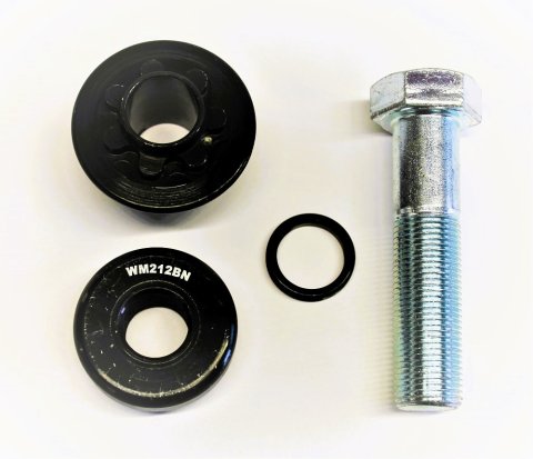 Body Bolt Kit - Frame Mount Bolt - 3/4-16 in Thread - 3.25 in Long - Hex Head - Washer / Spacer / Climber Gear - Steel - Zinc / Black Oxide - Kit